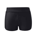 thumbnail image 6 of Womens Swim Bottoms Swim Shorts High Waist Athletic Running Shorts Quick Drying Swimsuits Bottom Trunks Black, Size S, 6 of 7