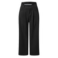 thumbnail image 5 of Women'S Pants Women'S Casual Pants Black Pants Women Lounge Pants High Waisted Trousers With Pockets Womens Capris for Summer, 5 of 6