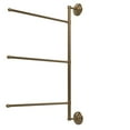 thumbnail image 3 of Allied Brass Prestige Que New 3 Swing Arm Vertical 28'' Towel Bar in Matte White, 3 of 7