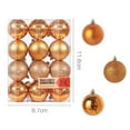 thumbnail image 6 of kiskick 24Pcs Christmas Ball: Shiny Christmas Balls Pendants Xmas Hanging Tree Pendants for Party Home Decor and Festive Delight, 6 of 8