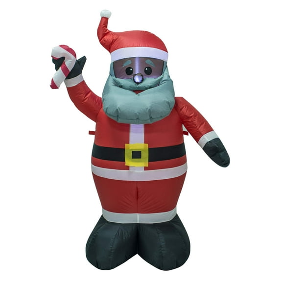 Papá Noel inflable navideño AJY de 1,2 m con luces y accesorios