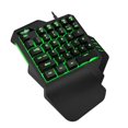 thumbnail image 3 of Youkk 1.5M Clavier de Jeu Câblé Clavier à Membrane à une Main avec Rétro-Éclairage LED 35 Touches, 3 of 6