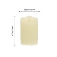 thumbnail image 2 of 1 Set of USB Charging Dimming Atmosphere Decoration LED Candle Light (Beige), 2 of 10