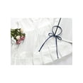 thumbnail image 4 of INSPIRE CHIC Solid Color Bowtie Bowknot For Women Men Self Tie Bow Ties Neckwear Navy Blue One Size, 4 of 5