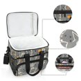 thumbnail image 6 of FORMRS Insulated Cooler Bag 24 Cans Capacity Soft Leakproof Lunch Box with Side Pockets, Halloween Dancing Skeleton, 6 of 7