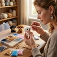 thumbnail image 3 of 3D Beaded Animal DIY Kit, Cute Animal Bead Embroidery Set, Handmade Beading Art Set for Adults, Beginner-Friendly Craft Activity with Materials & Instructions, 3 of 5