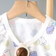 thumbnail image 4 of Ulanda Toddler Baby Boy Summer Clothes Girl's Sleeveless Tank Top and Shorts Set 2Pcs Casual Outfit (White, 6-7 Years), 4 of 6