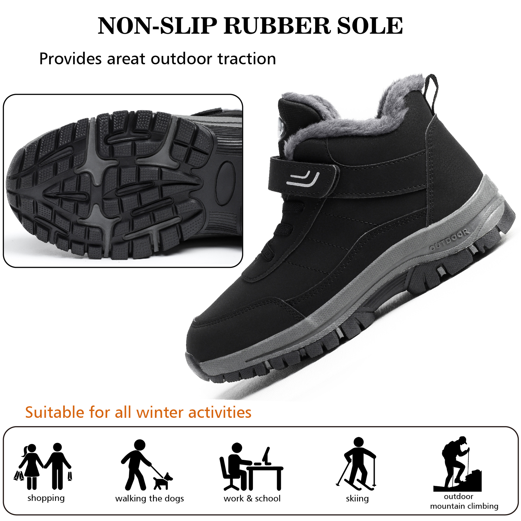 Northblanc Women's Winter Waterproof Snow Boots photo 2