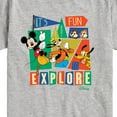 thumbnail image 3 of Disney Standard - Its Fun To Explore - Toddler & Youth Short Sleeve Graphic T-Shirt, 3 of 5