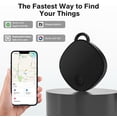 thumbnail image 2 of YSTINNG Bluetooth Tracker with Key Chain, Replaceable Battery, Privacy Protection, Lost Mode, Item Locator for Bags, Wallets and More, Black 2 Pack C311-082, 2 of 7