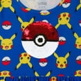 thumbnail image 3 of Vestido Pokémon Pikachu para niña, con lentejuelas, color azul, de 4 a 16 años, 3 of 5