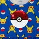 thumbnail image 3 of Vestido Pokémon para niña con lentejuelas Pikachu, color azul, tallas 4-16, 3 of 5