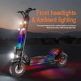 thumbnail image 3 of GLIDEZONE Electric Scooter for Adults, 10000W Dual Motor 13" Tires, up to 55MPH & 75Miles Range, Fast Off Road E Scooter with Dual Suspension, 3 of 9