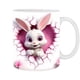 thumbnail image 1 of Taza de cerámica para café de Pascua de 350 ml | Taza de té para San Valentín | Apta para microondas y lavavajillas | Regalo único para celebraciones | Ideal para café, té, bebidas calientes y, 1 of 1