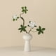 thumbnail image 3 of Decoración de sala de estar, simulación de azalea, arreglo floral falso, jarrón de cerámica blanco, 3 of 7