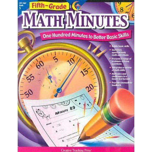Pre-Owned 5th Grade Math Minutes (Paperback) 1574718169 9781574718164