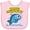 AD-Pink, variant on Inktastic Daddy's Fishing Buddy (blue) Boys or Girls Baby Bib