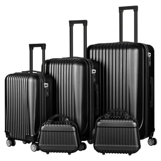 Hikolayae 5-Piece Spinner Suitcase Set, Hard Shell, Lightweight