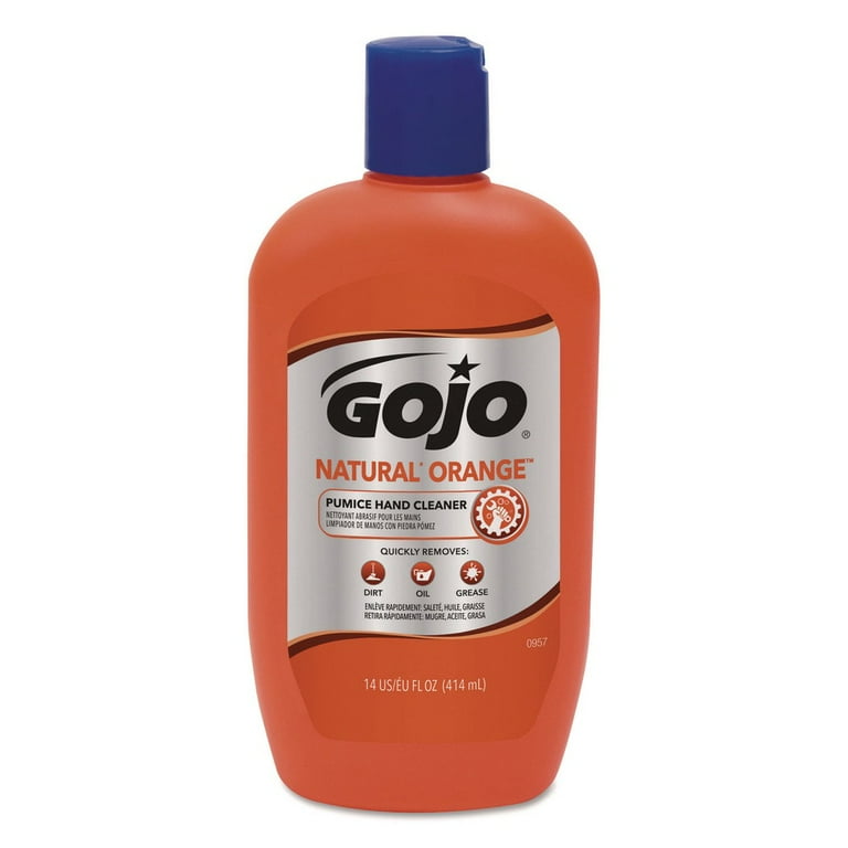 GOJO Industries 0957-12 Natural Orange 14 oz. Pumice Hand Cleaner