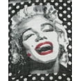 thumbnail image 2 of Marilyn Monroe Womens Black Scarf, 2 of 4