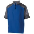 thumbnail image 2 of Holloway Sportswear 3XL Raider  Short Sleeve Pullover Carbon Print/Royal 229545, 2 of 5