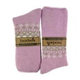 thumbnail image 2 of Sock Snob - Ladies Turn Over Top Warm Thermal Winter Nordic Bed Socks, 2 of 2