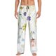 thumbnail image 1 of Balery Wildflowers Pantalones de pijama para hombre, pijama ultraligero, pantalón de descanso-X-Large, 1 of 6