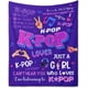 thumbnail image 1 of Manta de regalo para chicas adolescentes, regalos musicales para mujeres, amantes de los K-fans, artículos de merchandising de Kpop, regalos de cumpleaños de Navidad para chicas mejores amigas,, 1 of 1