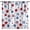 Blue-white, variant on Semi Sheer Curtains Panels, Rustic Blue Star on Red White Striped Rod Pocket Top Voile Window Treatments Drapes for Living Room Bedroom Kitchen, 2 Panels 52x63 in Independence Day Flag