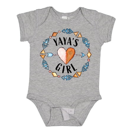 

Inktastic Yayas Girl- Arrow Heart Circle Gift Baby Girl Bodysuit