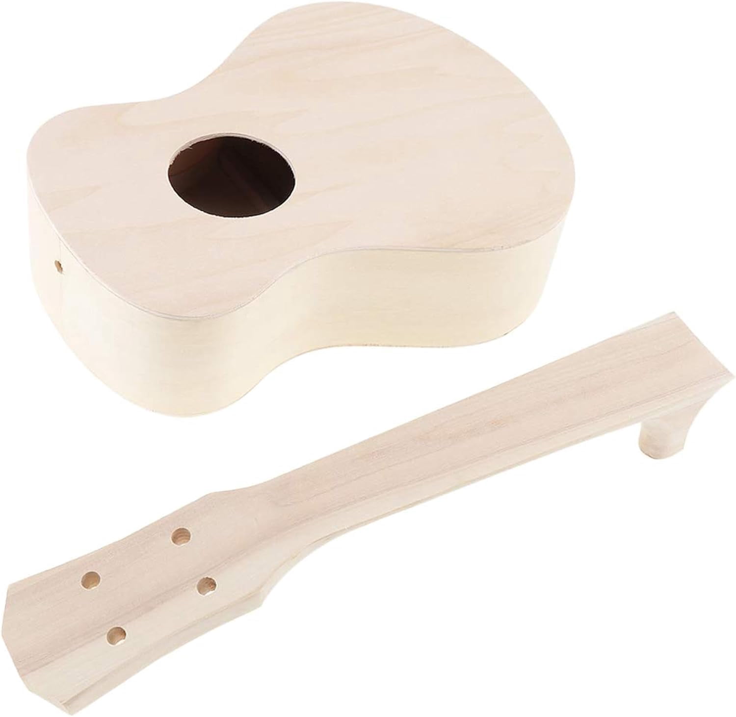 DIY Ukulele Kit, DIY Guitar Kit, Build Your Own Guitar with Our Paintable Ukulele Guitar Building Kit,Fun DIY Kit Ukulele for Kids, Children, Adults, Art Projects(24 Inch)