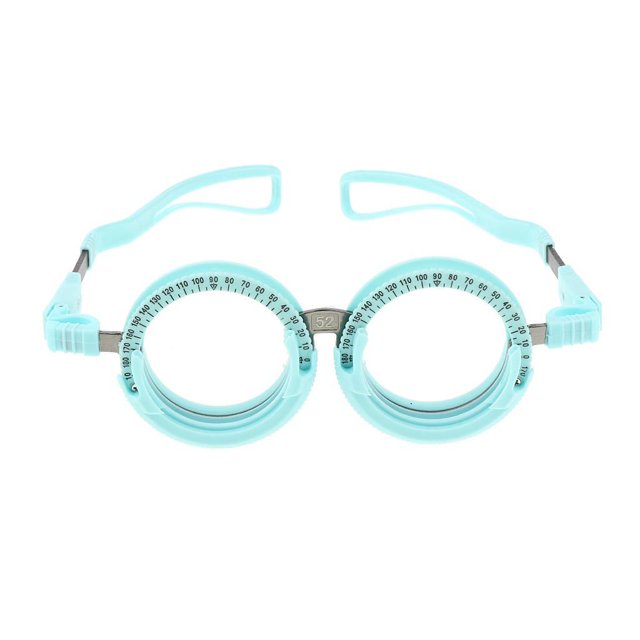 maskred Adult Optical Trial Lens Frame Eyeglasses Optometry Optician Tool Optic Blue 52mm 1Set
