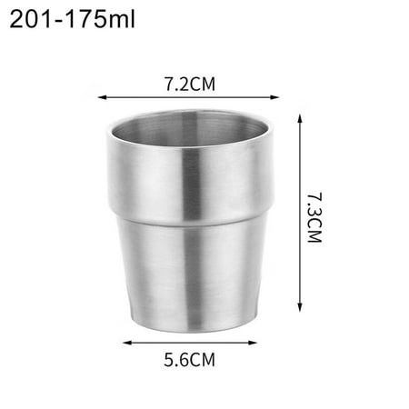 

JHDONG Double Wall Coffee Wine Beer Stainless Steel Mugs Cups Tumbler Bar Drinkware