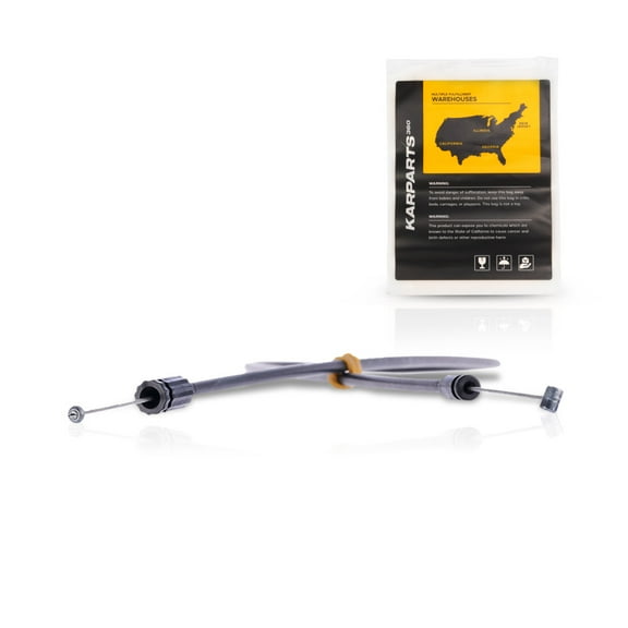 KarParts360 For Dodge Caravan 2005-2011 Door Latch Cable | Black | Metal | Side Loading | 112 Centimeters | Replacement For 4717956AB