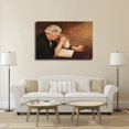 thumbnail image 2 of Gratitude By Jack Garren (Old Woman Saying Grace) Canvas Art Poster And Wall Art Picture Printing Decor Modern Home Bedroom Living Room Office Classroom Decoration Posters (16×24inch-Framed), 2 of 5
