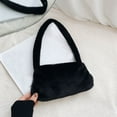 thumbnail image 4 of Vintage Female Shoulder Underarm Bag Animal Pattern Plush Portable Mini Purses, 4 of 4