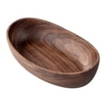 thumbnail image 2 of Bol de madera para masa, duradero, decoración del hogar, cocina, baño, multiusos, estilo rústico. Nogal negro M, 2 of 9