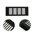 thumbnail image 3 of JUNWELL Grille d'Aération en Aluminium Noir pour Armoires, Garde-Robes et Armoires à Chaussures, 3 of 9