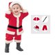 thumbnail image 1 of Ropa de Navidad para niños, disfraz de Papá Noel para bebés, traje de Navidad para niños pequeños, traje de mono para niños y niñas, fiesta de carnaval 110(4T) Gao Jinjia LED, 1 of 2