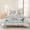 Brown Grey, variant on 3 Pieces King Quilt Set,Cartoon Tractor Digger Shovel Soft Bedding Sets with 1 Quilt & 2 Pillow Shams,Cute Truck Car Themed Summer Bedspread Lightweight Coverlet Comforter for All Season