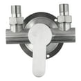 thumbnail image 2 of Stainless Steel Shower Faucet Hot And Cold Water Mixer Wall Mounted Metal Handle, 2 of 7