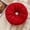 Red, variant on Clearance! Round Throw Pillow Velvet Home Decoration Pleated Round Pillow Cushion for Couch Chair Bed Car 13.7x13.7inches Beige