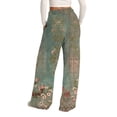 thumbnail image 6 of Bovemsi Wide Leg Pants Woman Women's Summer Leisure Fashion Lacing Solid Color Waist Casual Travel Pants, 6 of 9