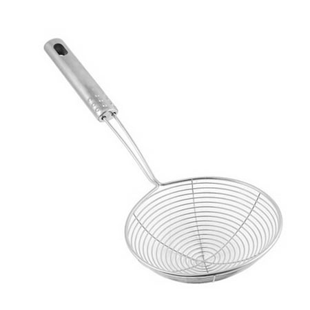 AkoaDa Stainless Steel Soup Ladle Spoon Skimmer Strainer Mesh Filter Fry Item