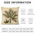 thumbnail image 5 of GOSMITH Tropical Throw Pillow Covers Summer Coconut Palm Banana Tree Green Leaf Throw Cushion Cover for Home Sofa Bed Car Couch, 5 of 5