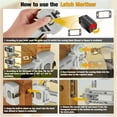 thumbnail image 3 of Door Hinge Latch Installation Kit, Accurate Door Hinge Mortiser Latch Kit  for Home Renovation, 3 of 7