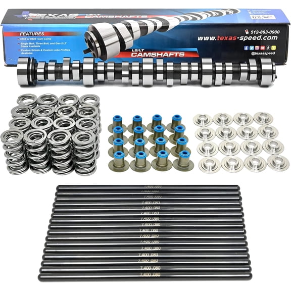 Texas Speed TSP F117 Stealth LS Camshaft | Fits LS1 LS2 LS3 LQ4 LQ9 LM7 LS Engines 5.3L 5.7L 6.0L 6.2L | Mild Performance Cam for Torque & Driveability