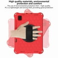 thumbnail image 3 of Dteck For Samsung Galaxy Tab A7 10.4" Case SM-T500 T505 (2020) Heavy Duty Shockproof With Pencil Holder Rotating Kickstand Hand/Shoulder Strap Cover, Red+Black, 3 of 5