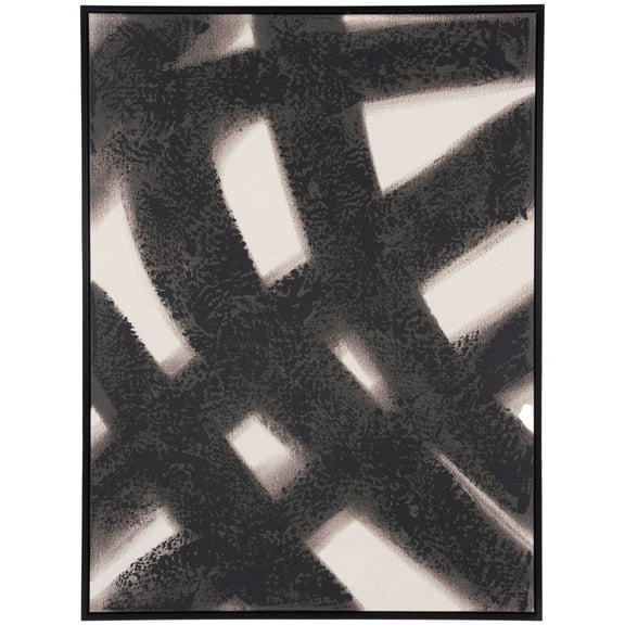 SAFAVIEH Modern Motion 30" x 40" Framed Linen Canvas