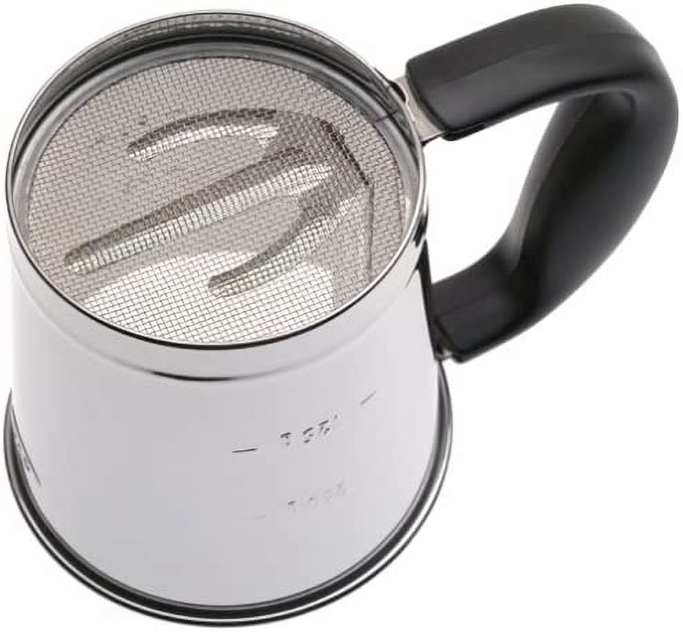 Oxo SoftWorks Stainless Steel Flour Sifter. 3.5 Cup Capacity. New.